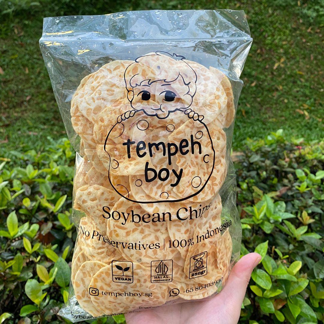 tempeh boy tempeh Chips open front picture