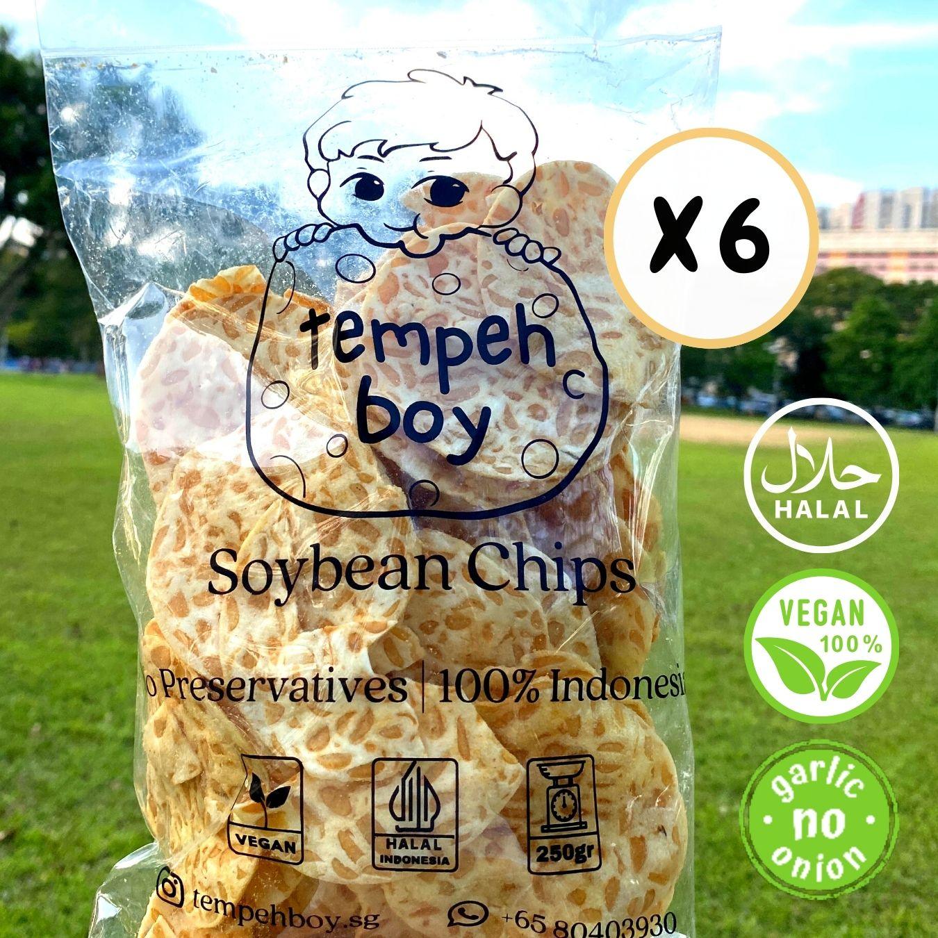 Tempeh Chips Bundle (6 x 250g) - 🚚 Free Shipping 📦 - tempehboy