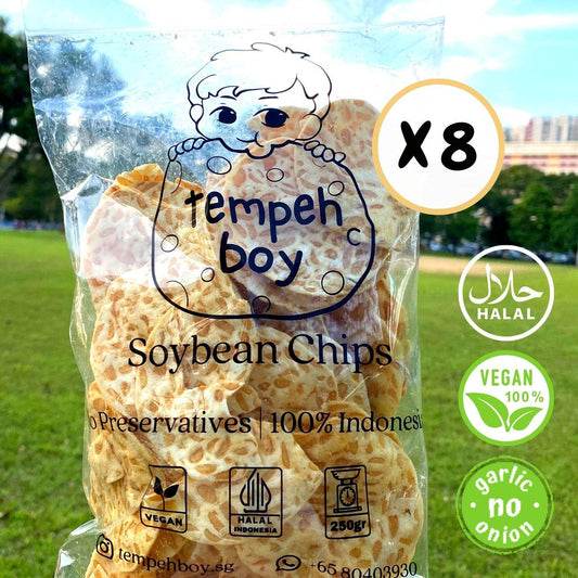 Tempeh Chips Bundle (8 x 250g) - 🚚 Free Shipping 📦