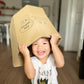 Cute Tempeh Boy holding Tempeh Boy Box